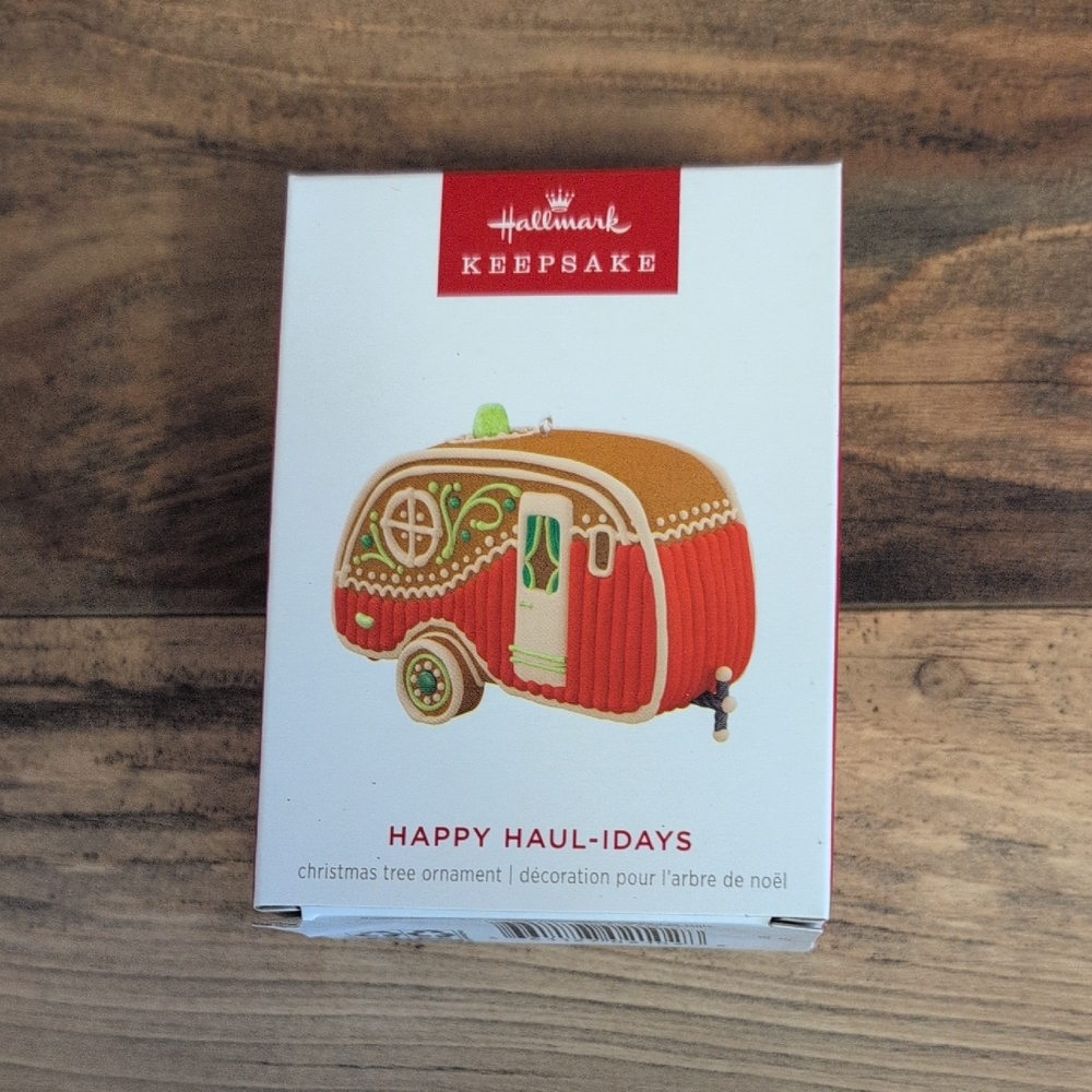 2024 Hallmark Keepsake Happy Haul-idays Christmas Tree Ornament RV Camping